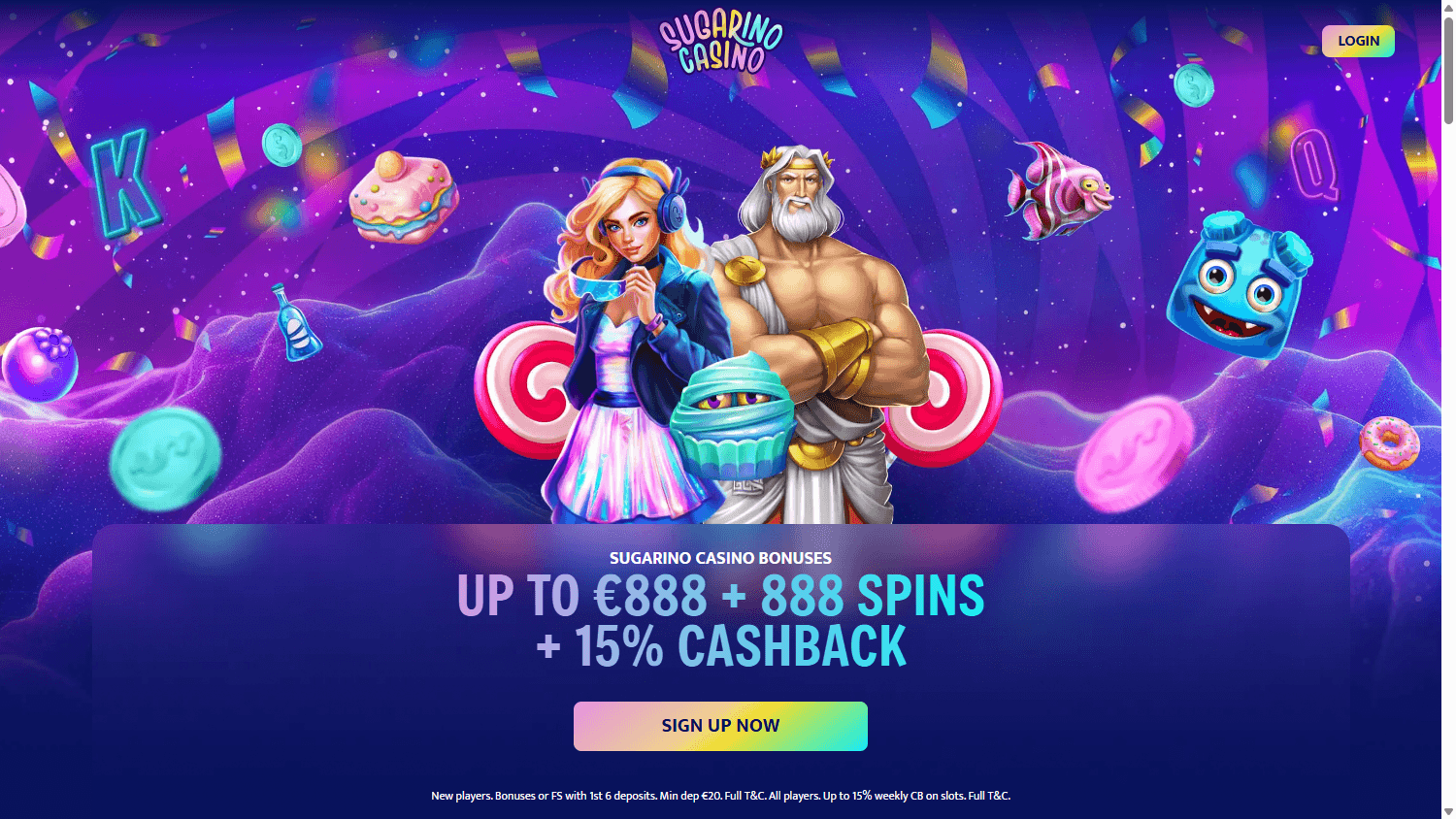Jackpot spel pÄ Sugarino Casino